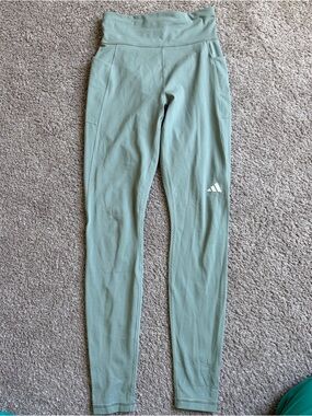 adidas aeroready Sage Greeb High-Waist Tight Fit Small Performance Leggings